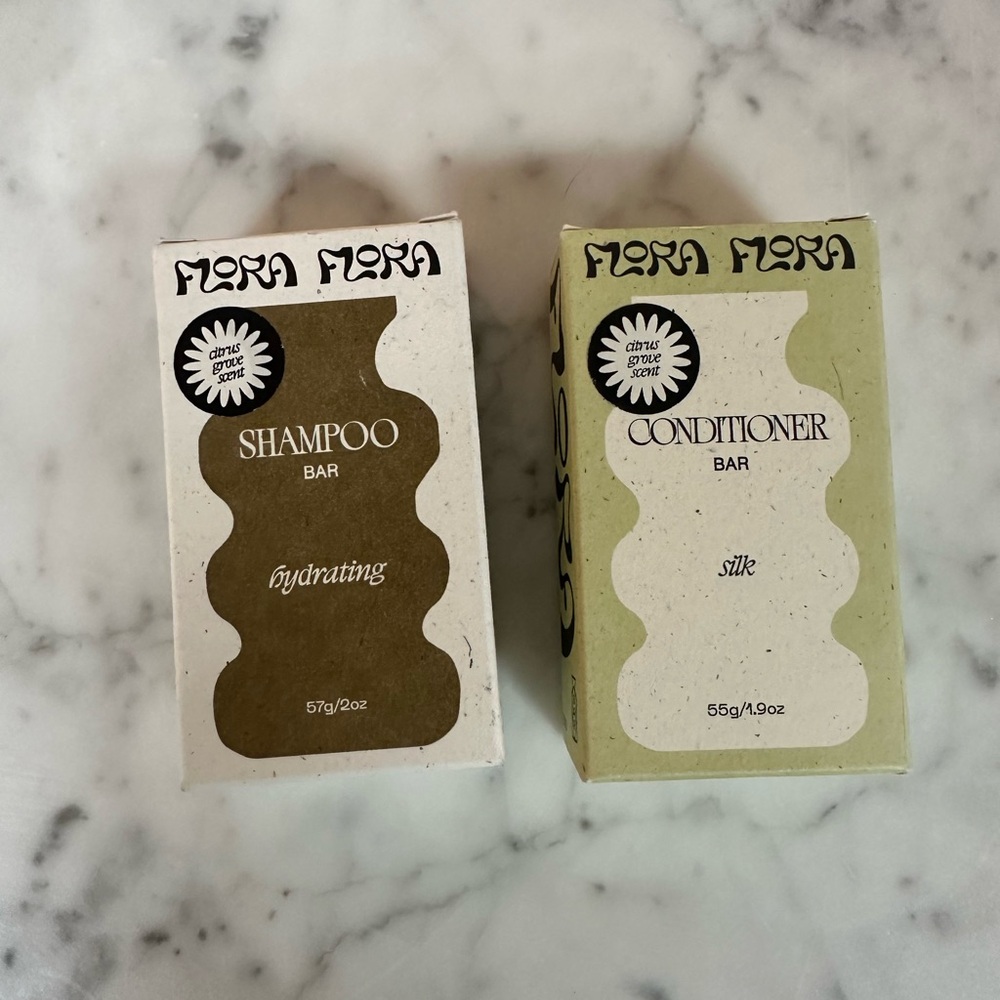 Flora Flora Shampoo & Conditioner Bar Set